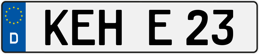 Kennzeichen Wunkschkennzeichen DIN-zertifiziert PKW LKW